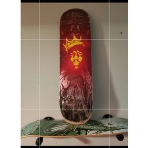 Custom hand-cut stencil Art